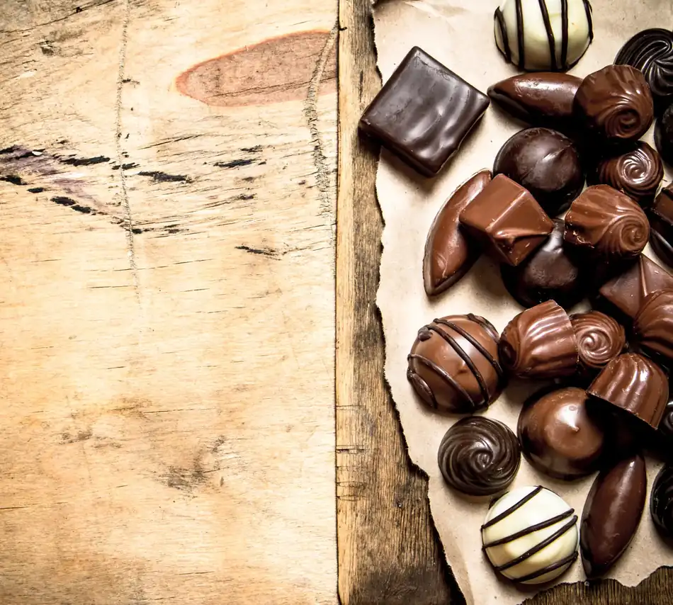 Assortiment de bonbons de chocolat